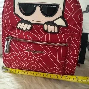 Karl Lagerfeld | Bags | Karl Lagerfeld Red Backpack Women  display picture 1